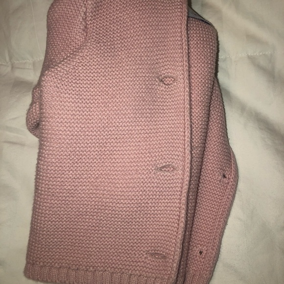 Old Navy baby girl button up sweater hoodie - Picture 4 of 4